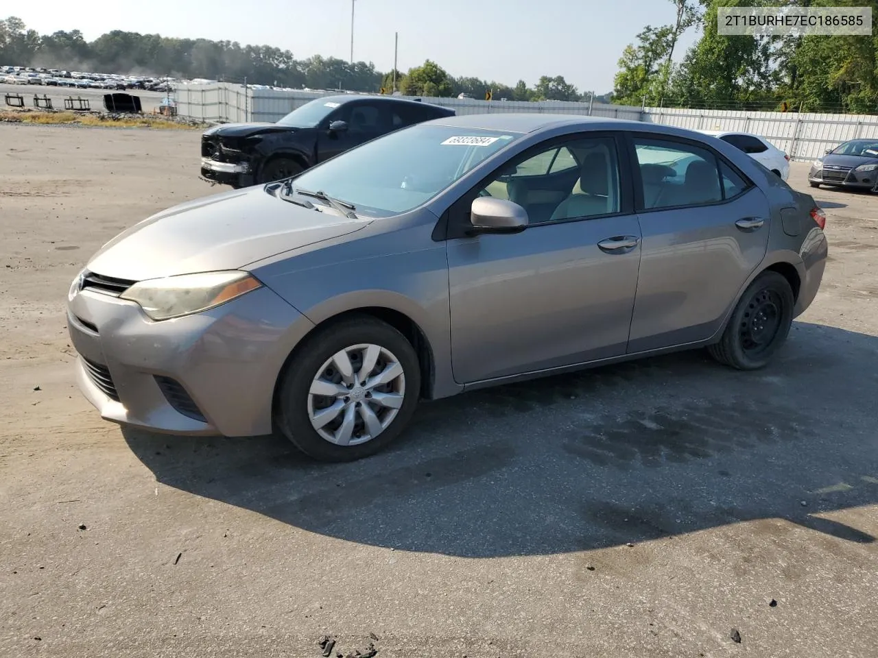 2014 Toyota Corolla L VIN: 2T1BURHE7EC186585 Lot: 69323684