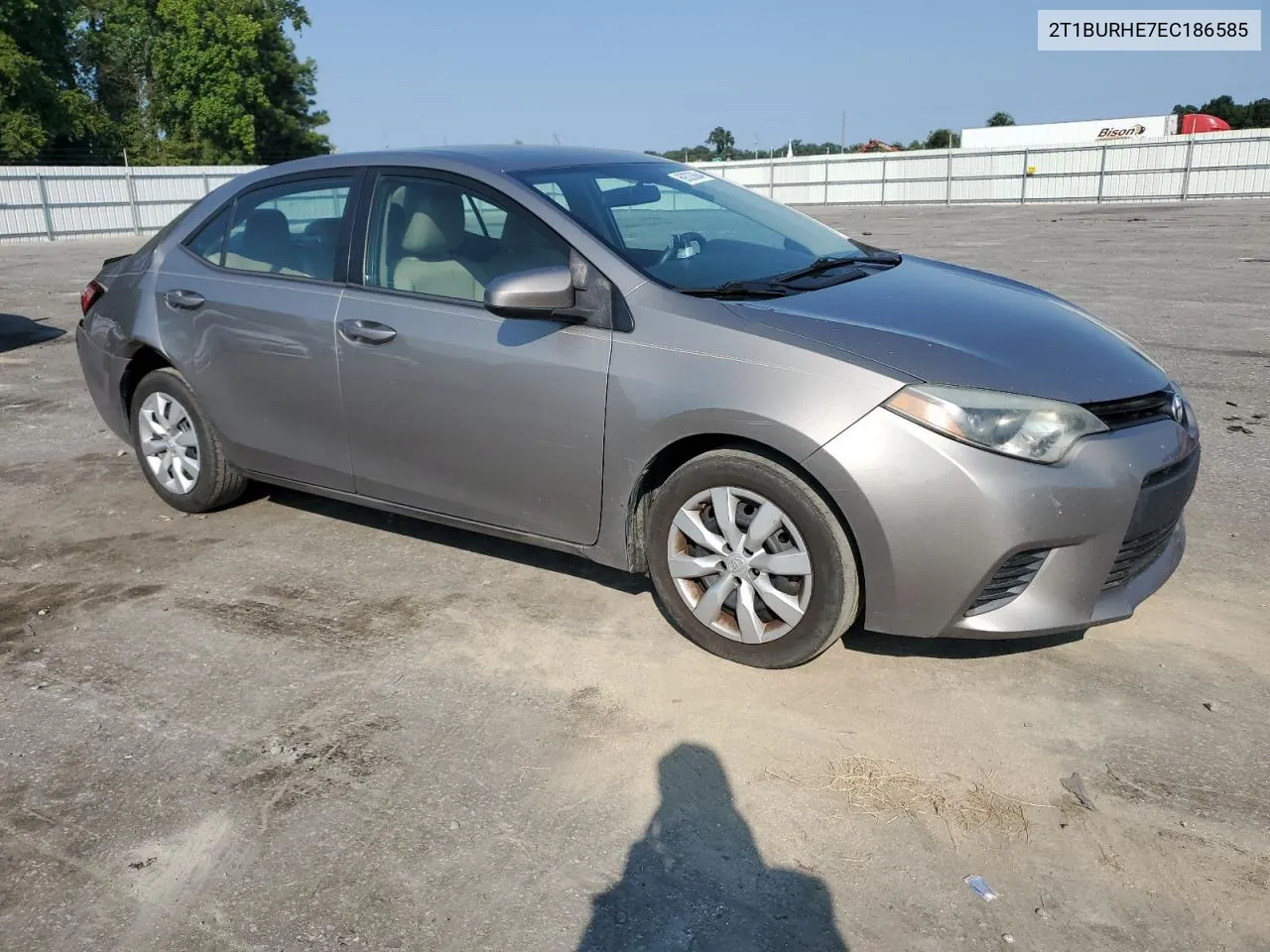 2014 Toyota Corolla L VIN: 2T1BURHE7EC186585 Lot: 69323684