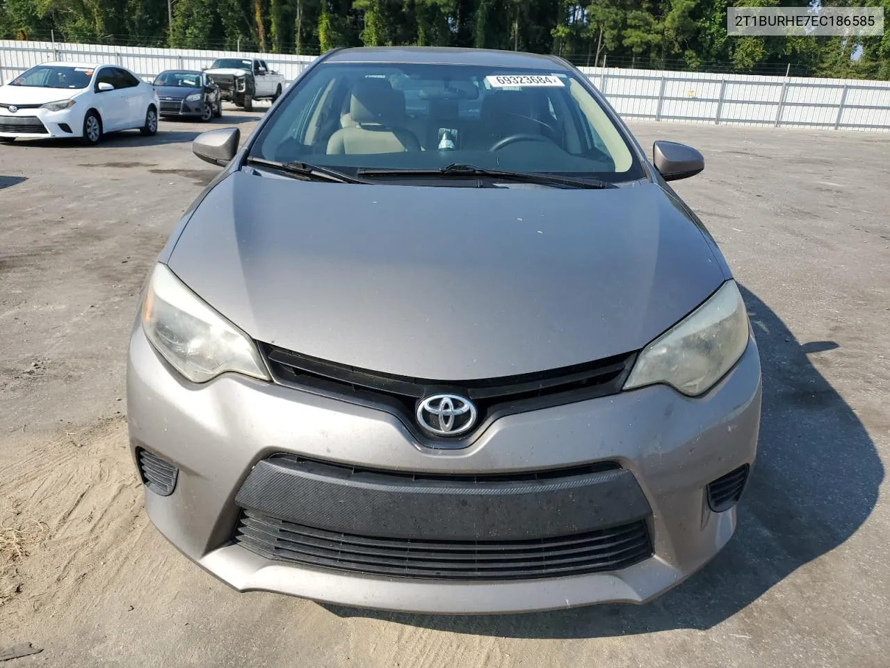 2014 Toyota Corolla L VIN: 2T1BURHE7EC186585 Lot: 69323684