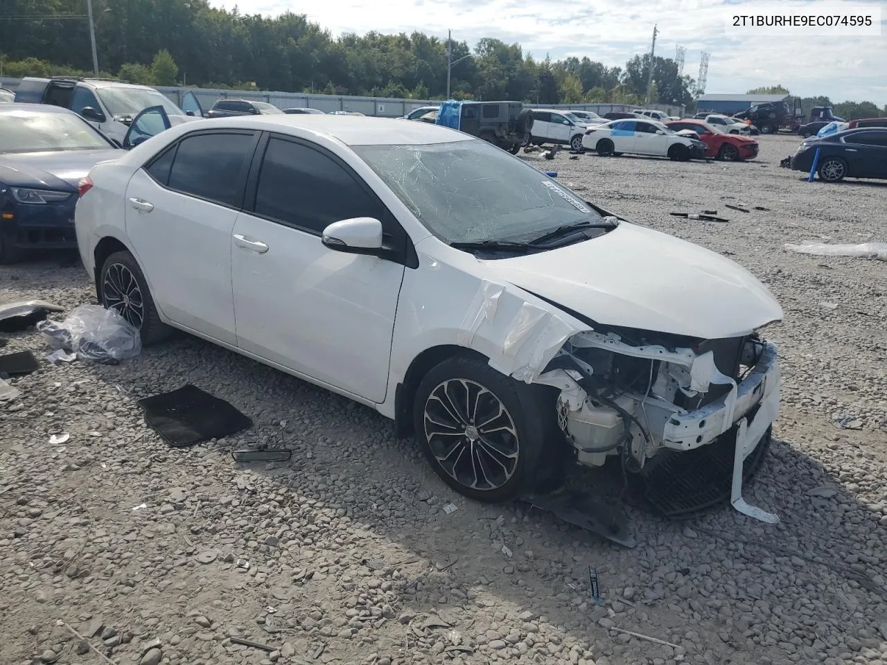 2T1BURHE9EC074595 2014 Toyota Corolla L