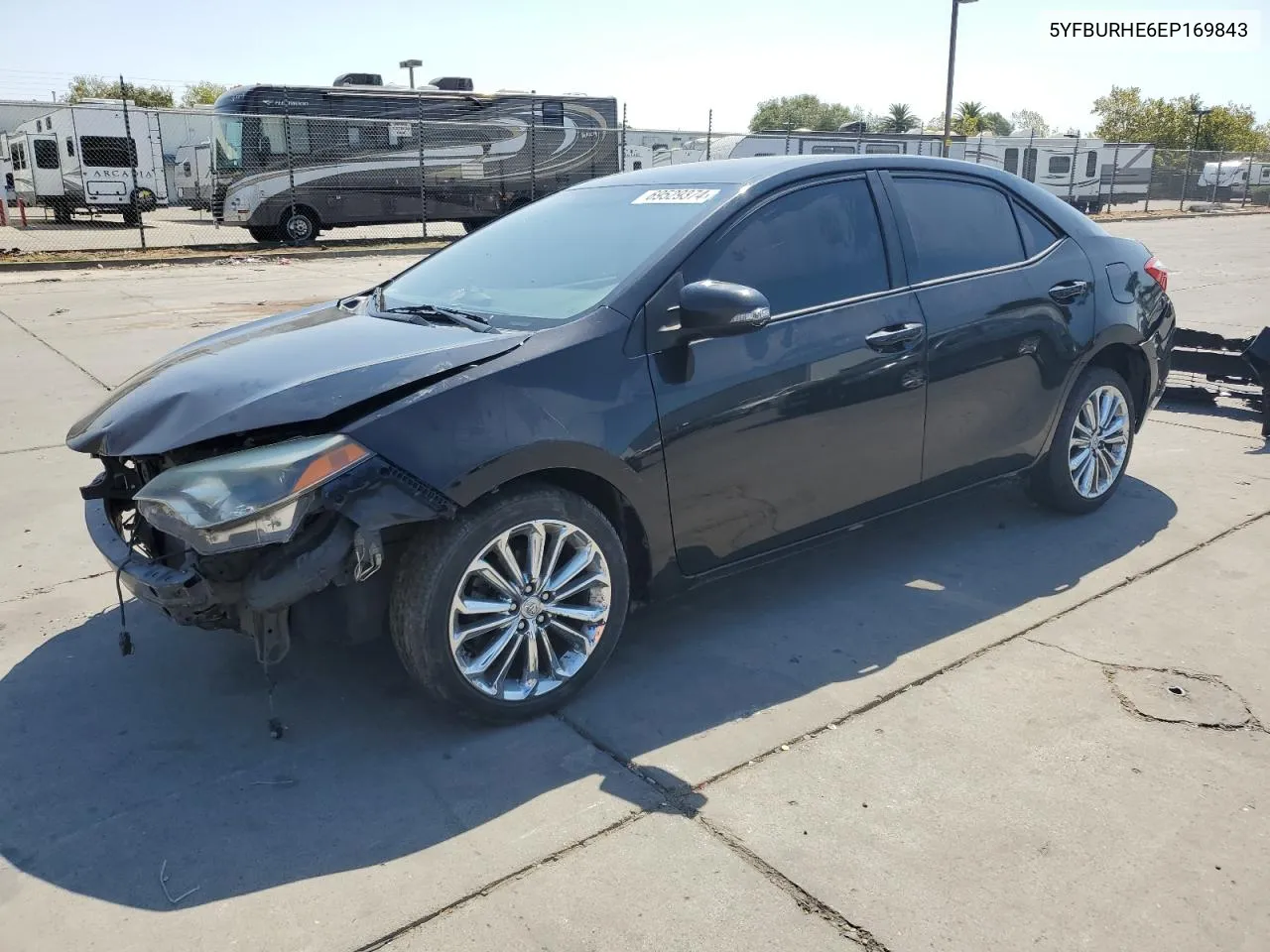 2014 Toyota Corolla L VIN: 5YFBURHE6EP169843 Lot: 69529374