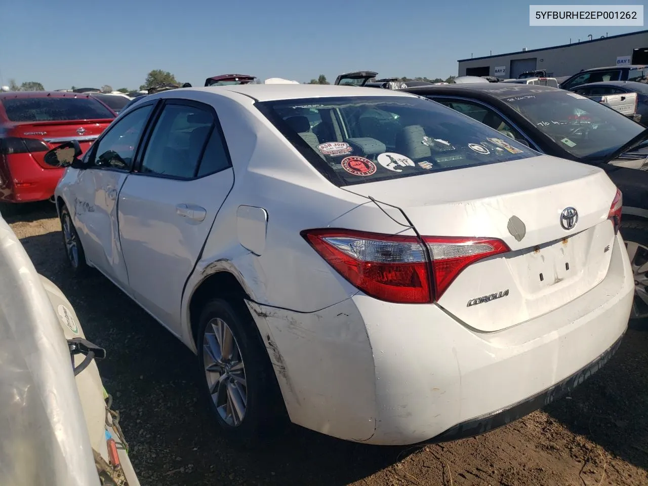 2014 Toyota Corolla L VIN: 5YFBURHE2EP001262 Lot: 69577744