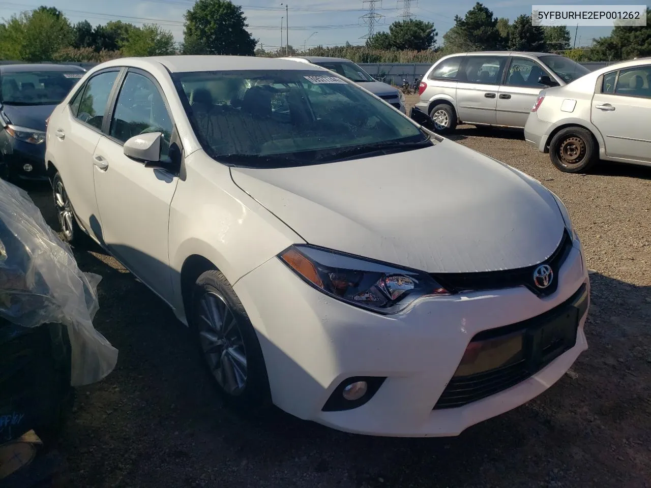 2014 Toyota Corolla L VIN: 5YFBURHE2EP001262 Lot: 69577744