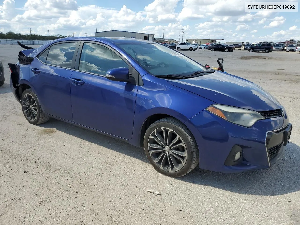 2014 Toyota Corolla L VIN: 5YFBURHE3EP049692 Lot: 69624594