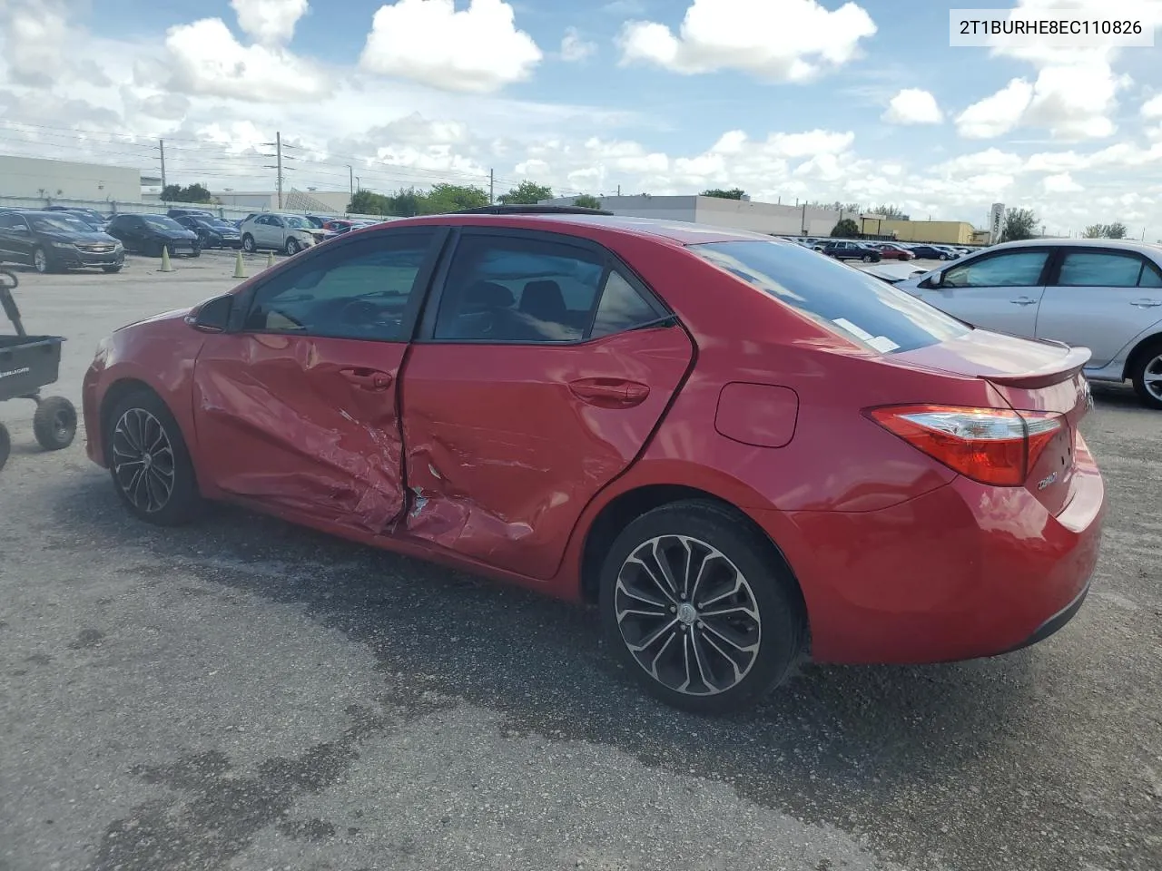 2014 Toyota Corolla L VIN: 2T1BURHE8EC110826 Lot: 69699524