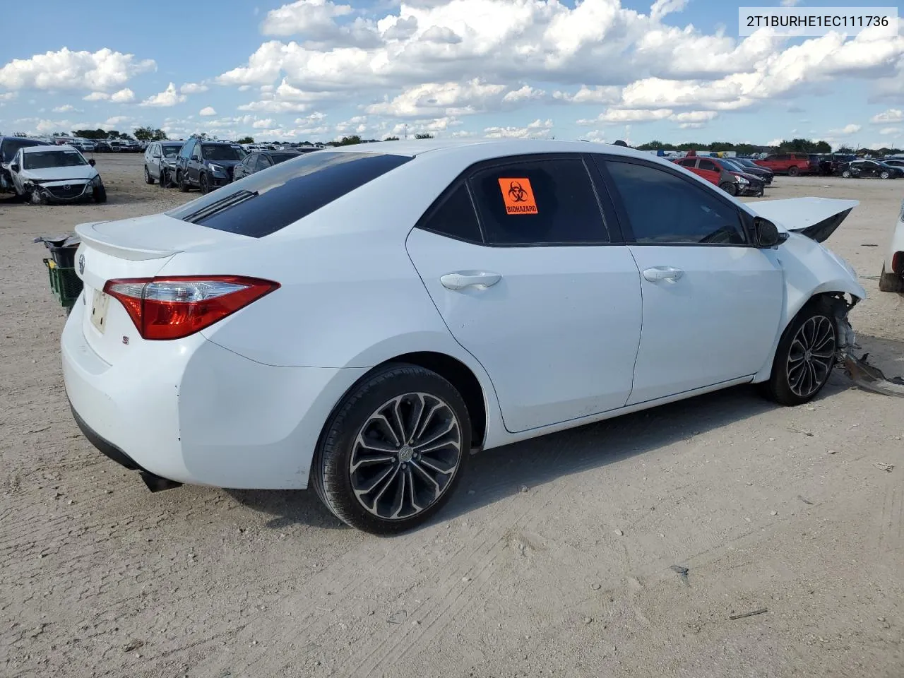 2014 Toyota Corolla L VIN: 2T1BURHE1EC111736 Lot: 69718364