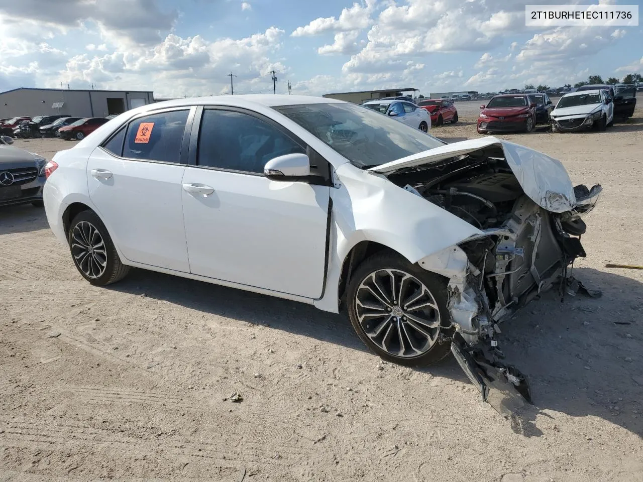 2014 Toyota Corolla L VIN: 2T1BURHE1EC111736 Lot: 69718364