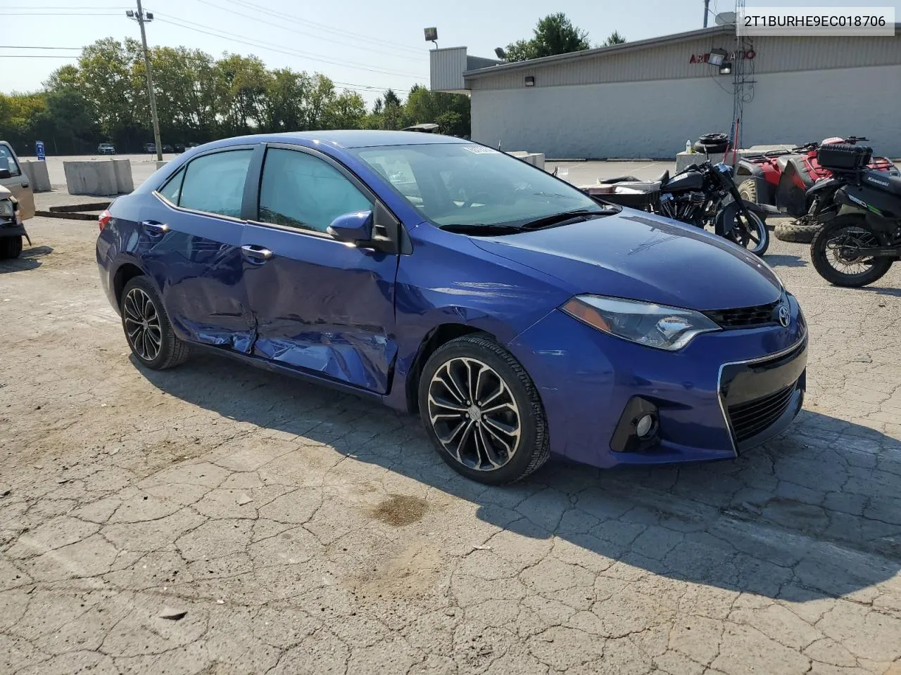 2014 Toyota Corolla L VIN: 2T1BURHE9EC018706 Lot: 69775434