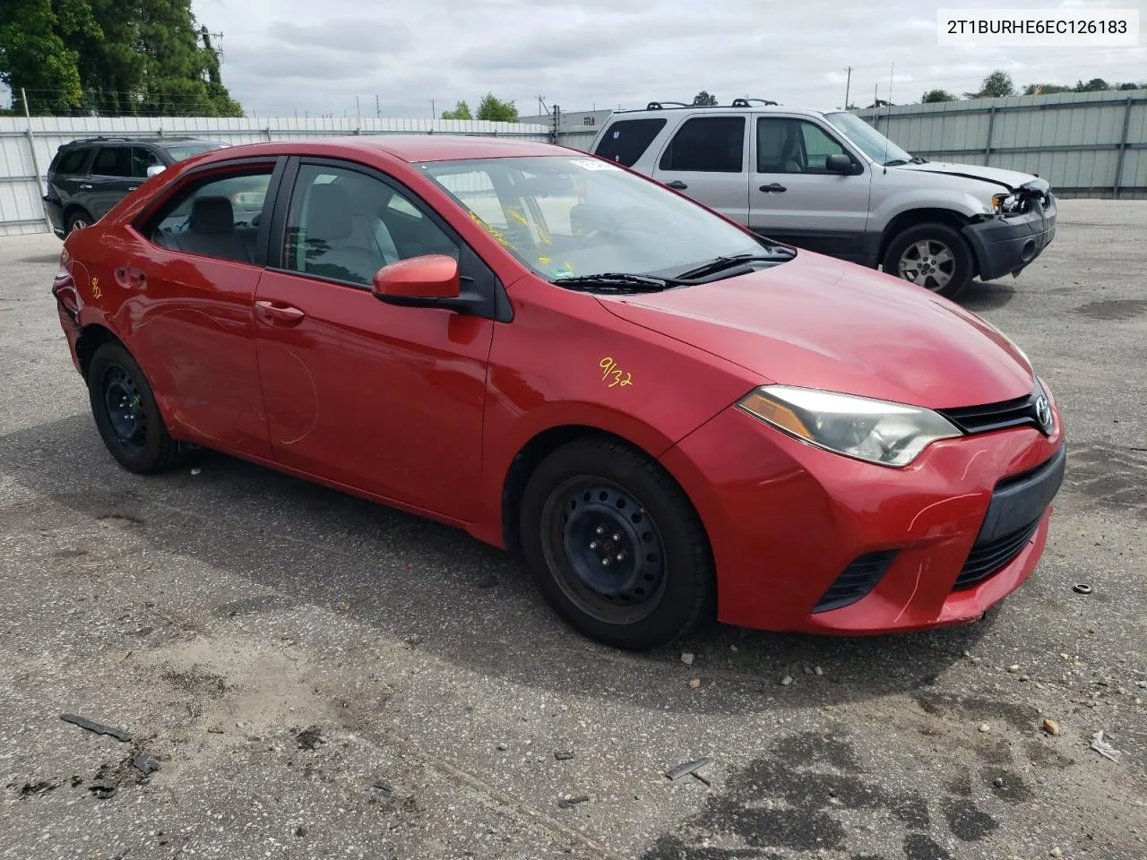 2014 Toyota Corolla L VIN: 2T1BURHE6EC126183 Lot: 69784364