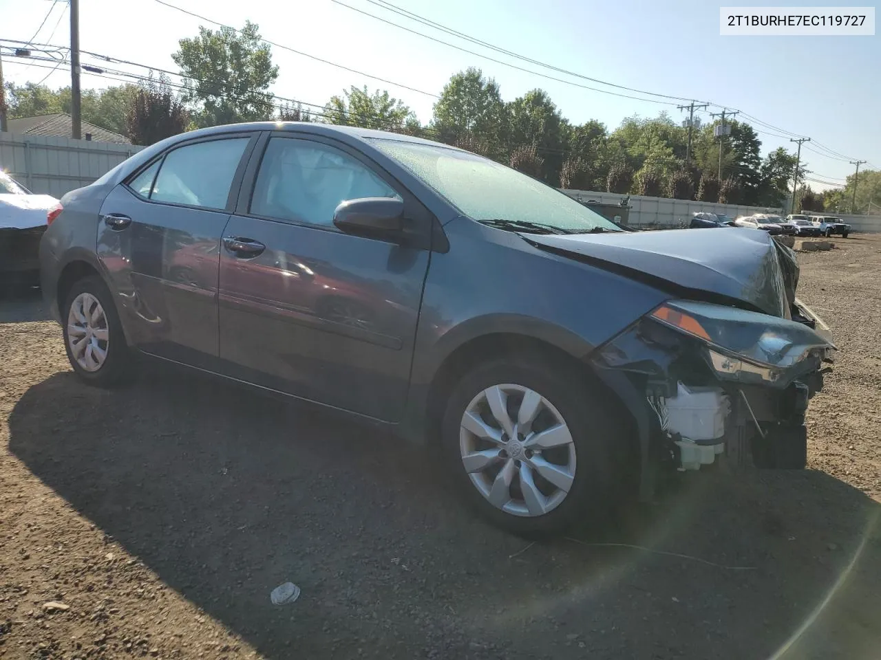 2014 Toyota Corolla L VIN: 2T1BURHE7EC119727 Lot: 69796604