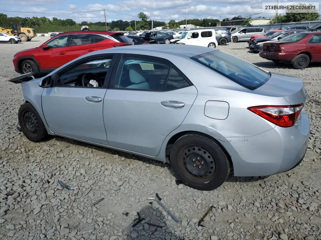 2014 Toyota Corolla L VIN: 2T1BURHE2EC026873 Lot: 70019774