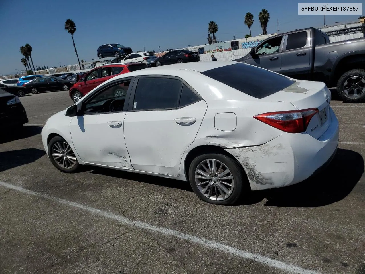 2014 Toyota Corolla L VIN: 5YFBURHEXEP137557 Lot: 70059684