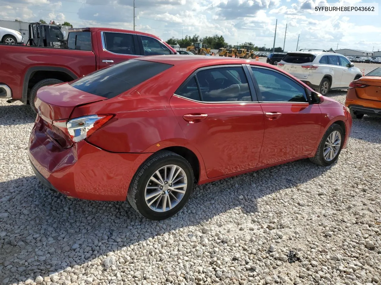 2014 Toyota Corolla L VIN: 5YFBURHE8EP043662 Lot: 70072884