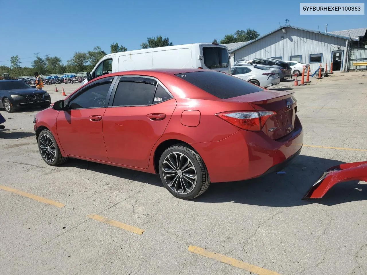 2014 Toyota Corolla L VIN: 5YFBURHEXEP100363 Lot: 70290264