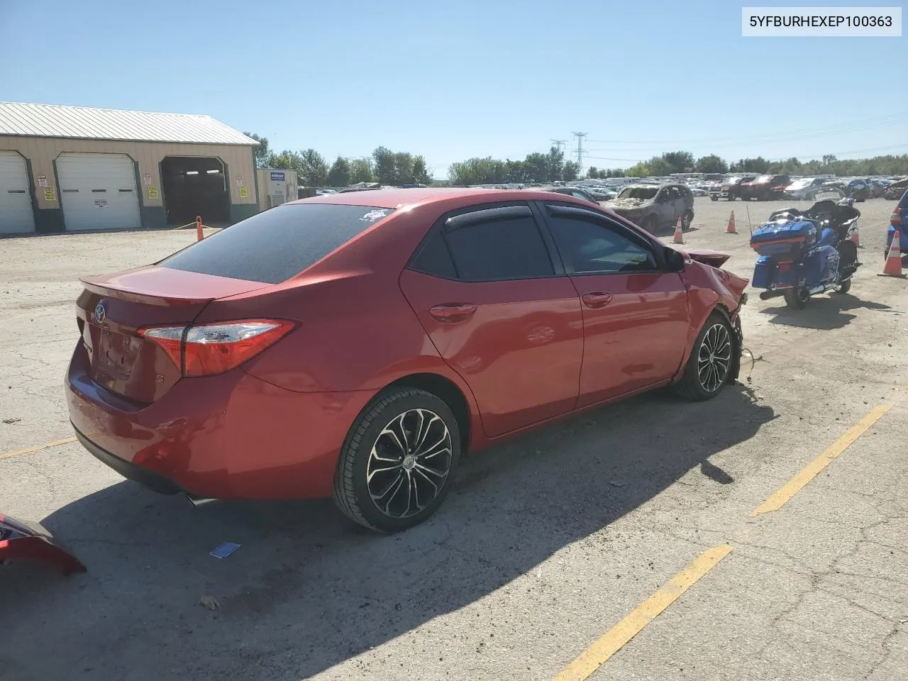 2014 Toyota Corolla L VIN: 5YFBURHEXEP100363 Lot: 70290264