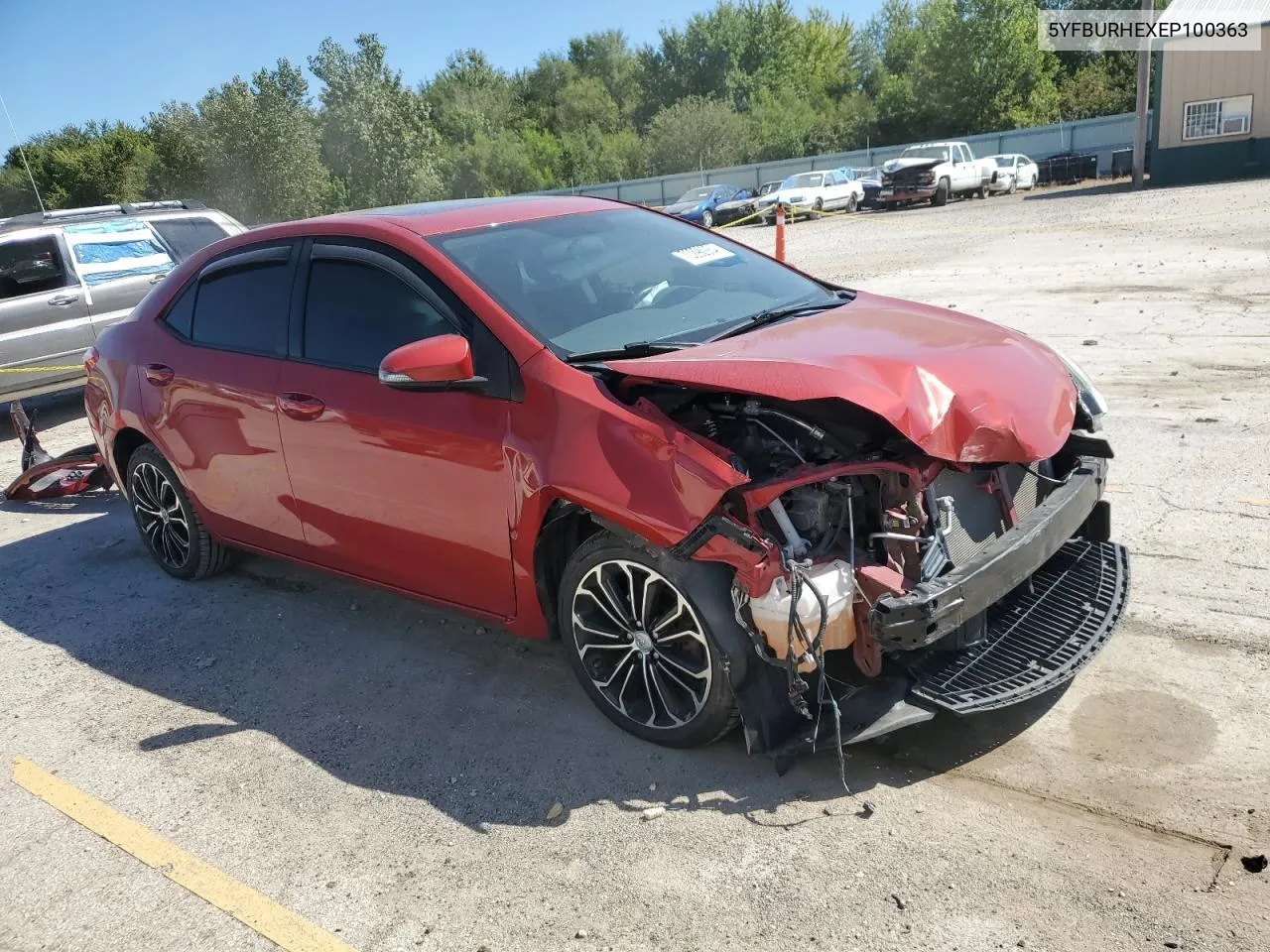 2014 Toyota Corolla L VIN: 5YFBURHEXEP100363 Lot: 70290264