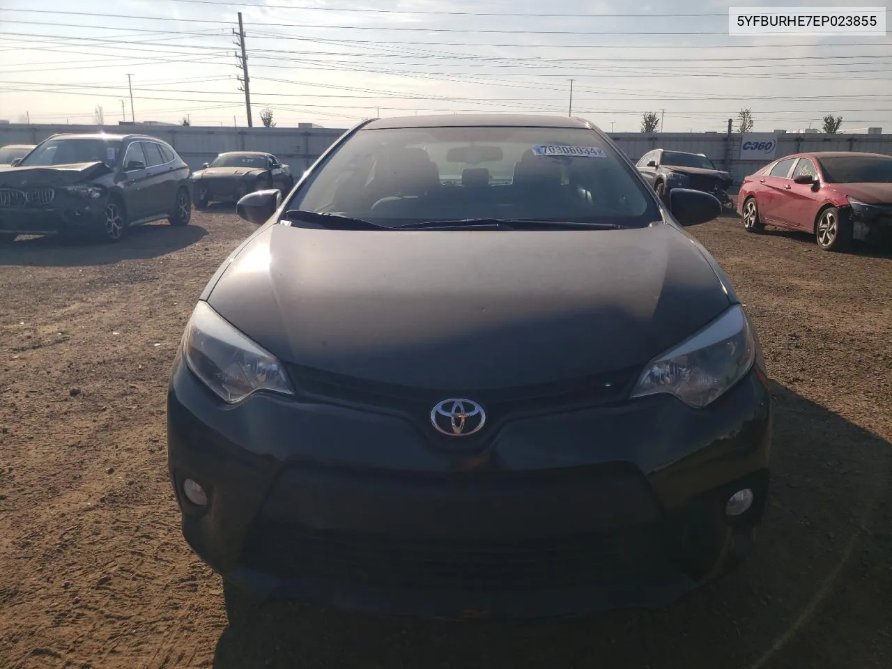 2014 Toyota Corolla L VIN: 5YFBURHE7EP023855 Lot: 70306034