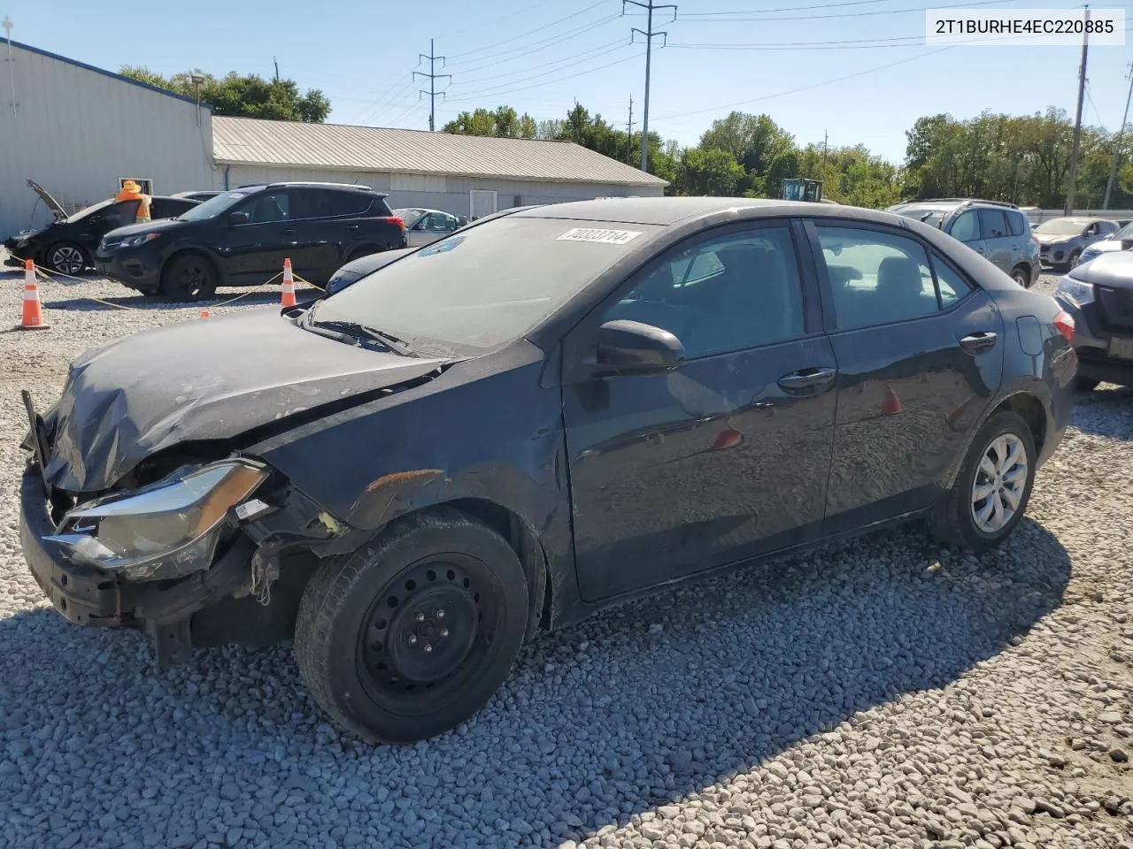 2014 Toyota Corolla L VIN: 2T1BURHE4EC220885 Lot: 70323714