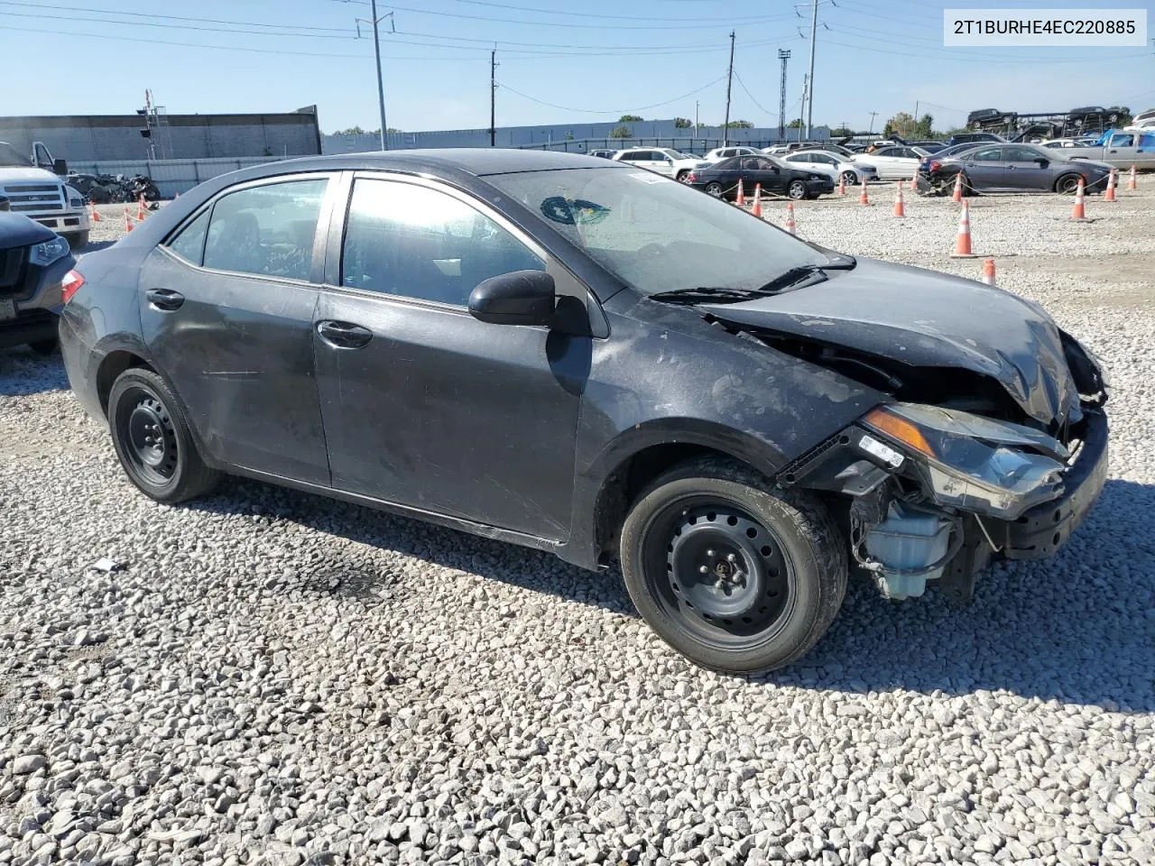 2014 Toyota Corolla L VIN: 2T1BURHE4EC220885 Lot: 70323714