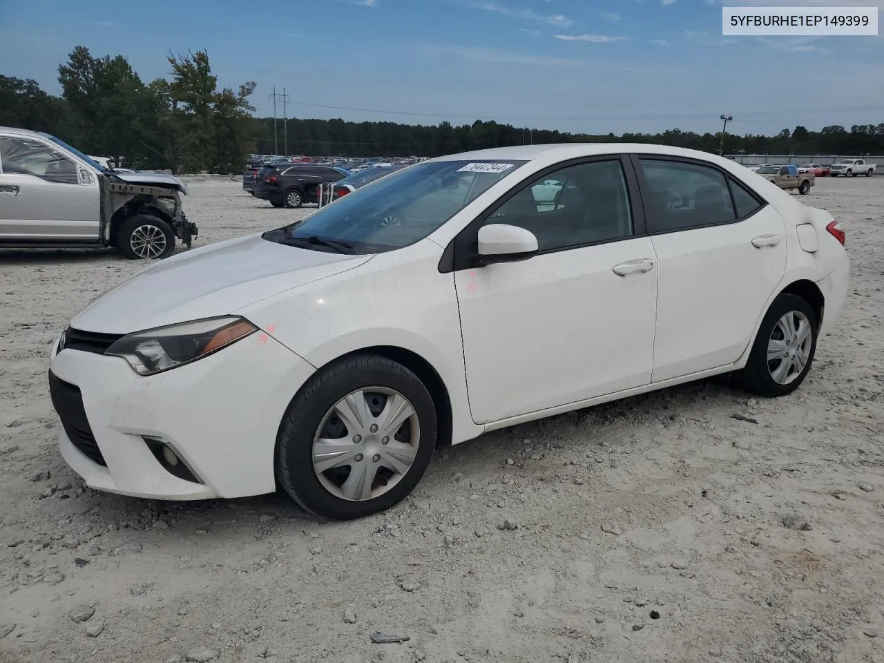 2014 Toyota Corolla L VIN: 5YFBURHE1EP149399 Lot: 70447344