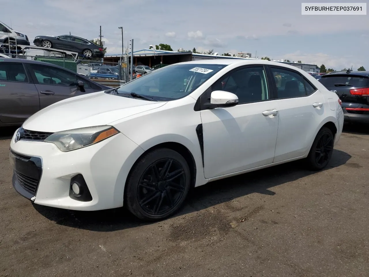 2014 Toyota Corolla L VIN: 5YFBURHE7EP037691 Lot: 70521734