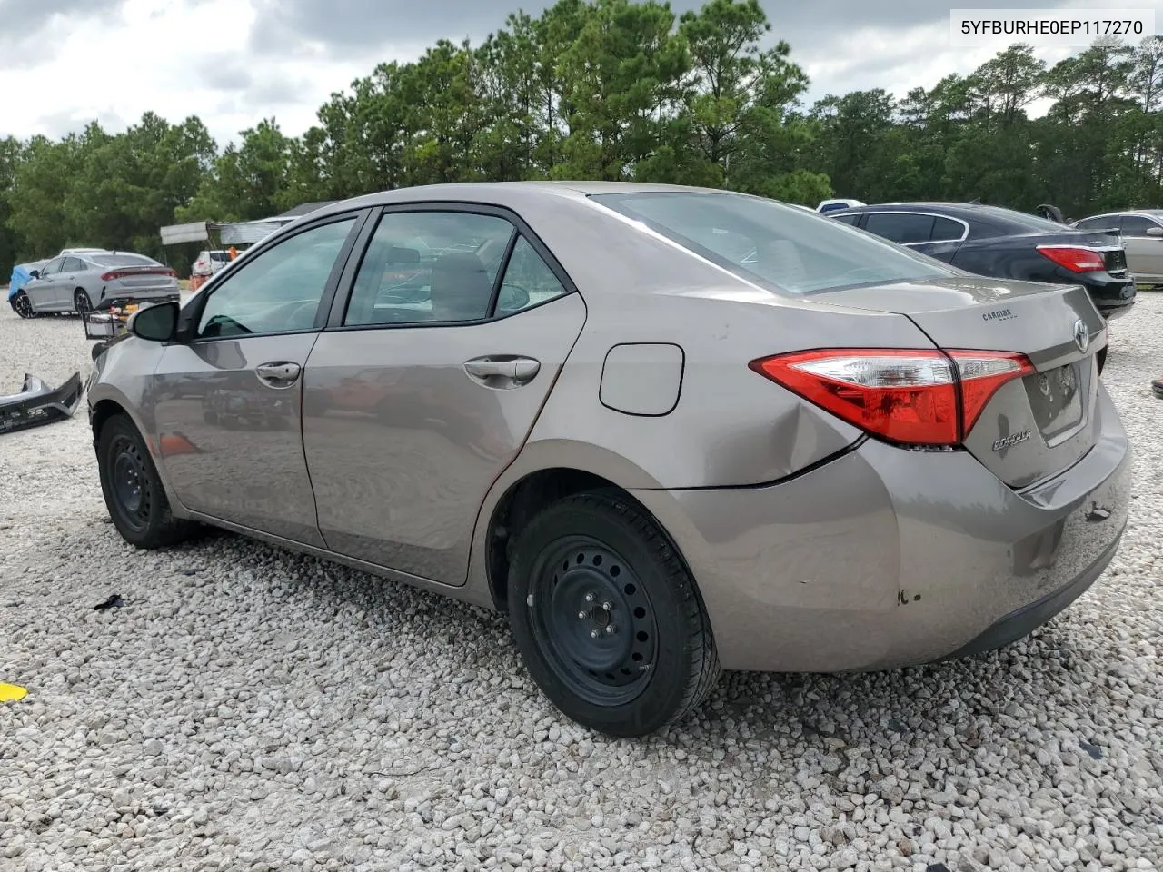 2014 Toyota Corolla L VIN: 5YFBURHE0EP117270 Lot: 70526284