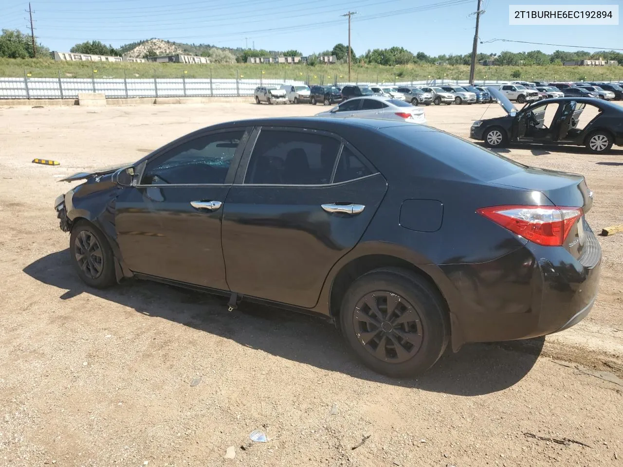 2014 Toyota Corolla L VIN: 2T1BURHE6EC192894 Lot: 70657754