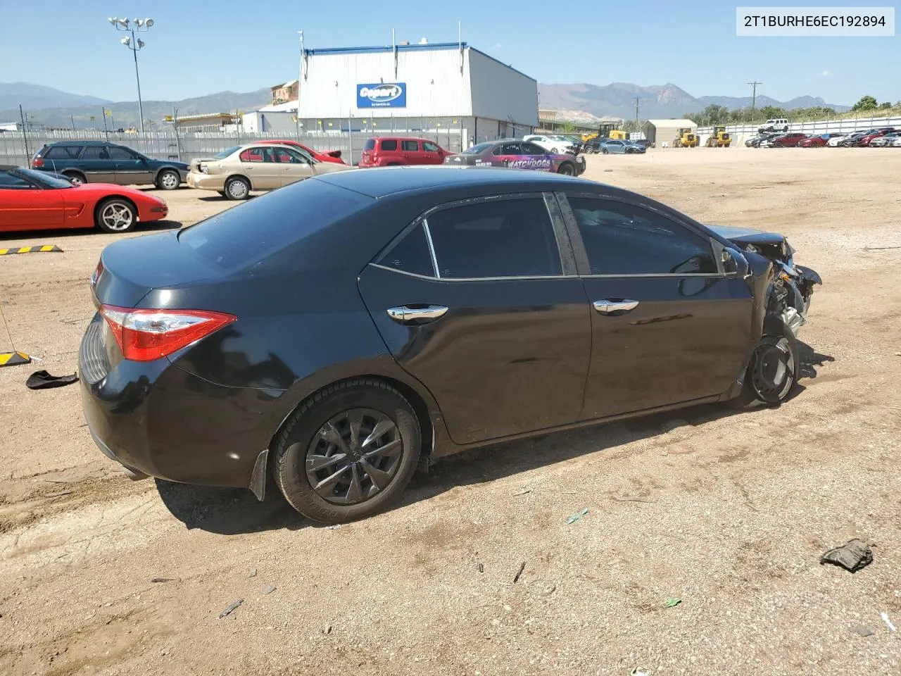 2014 Toyota Corolla L VIN: 2T1BURHE6EC192894 Lot: 70657754