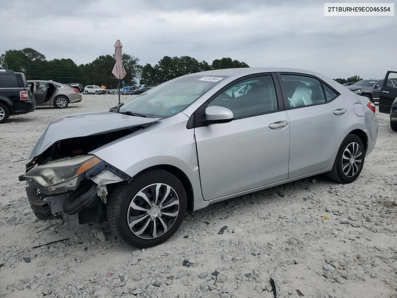 2014 Toyota Corolla L VIN: 2T1BURHE9EC046554 Lot: 70702904