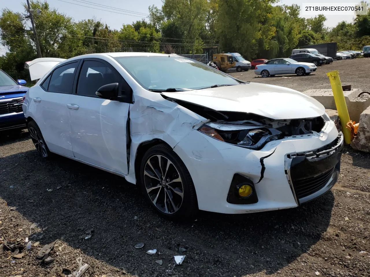 2014 Toyota Corolla L VIN: 2T1BURHEXEC070541 Lot: 70801104