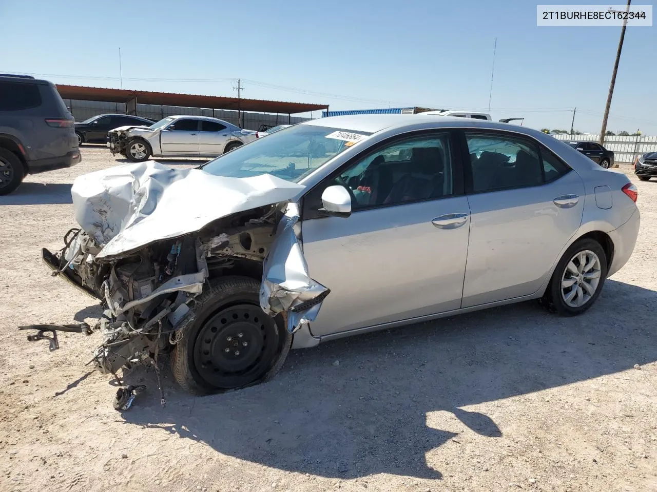 2014 Toyota Corolla L VIN: 2T1BURHE8EC162344 Lot: 71046864