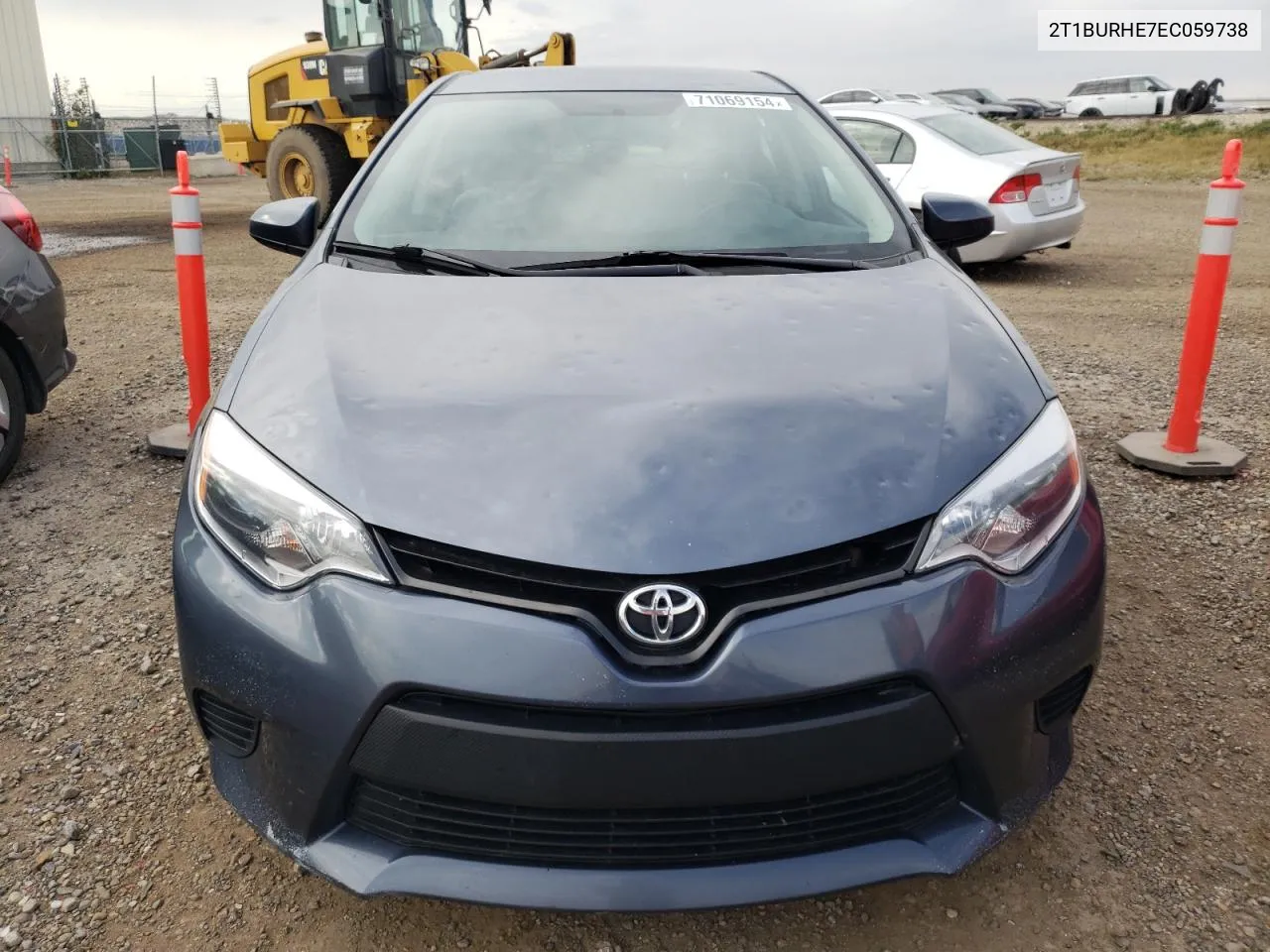 2014 Toyota Corolla L VIN: 2T1BURHE7EC059738 Lot: 71069154