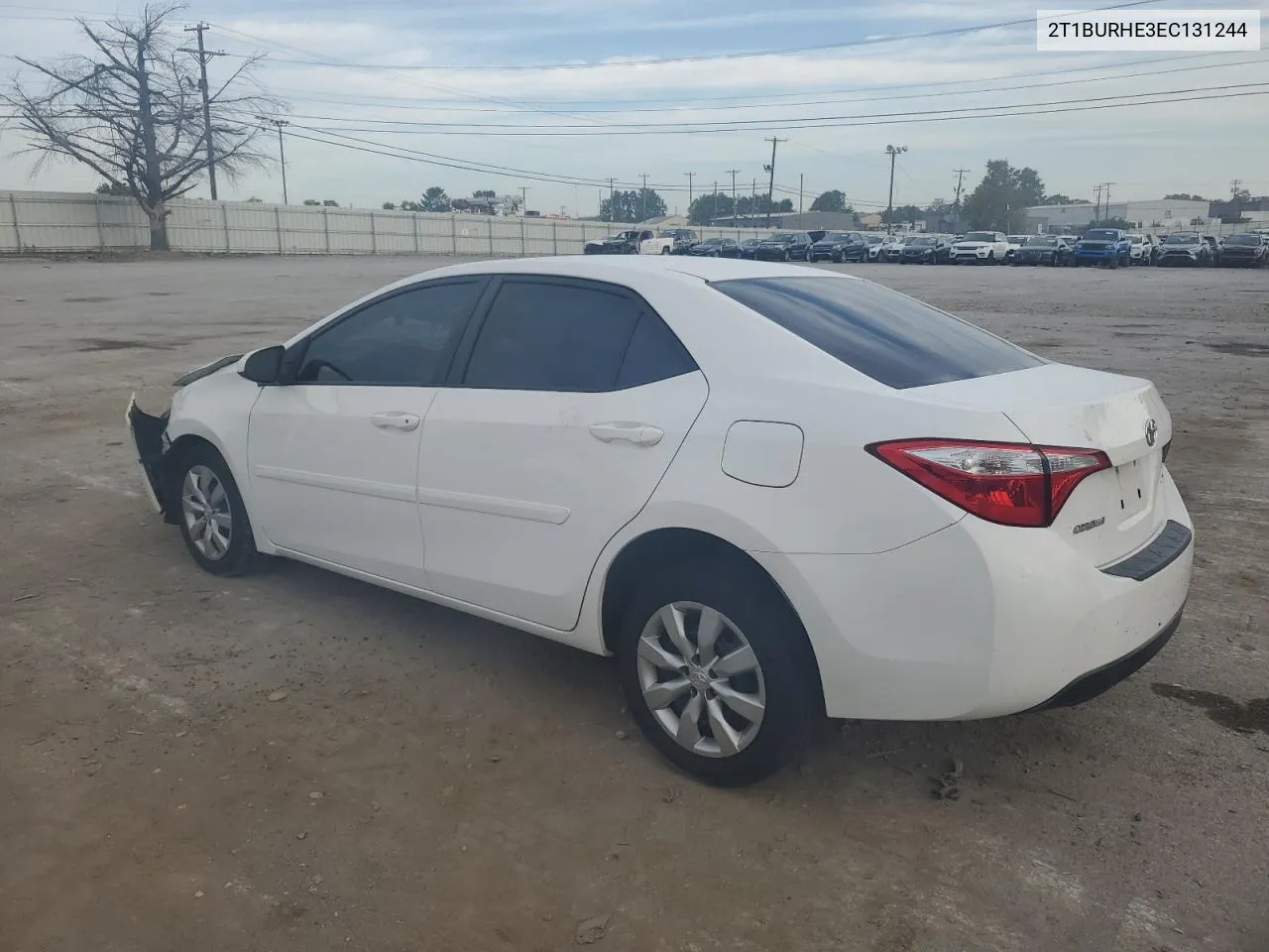 2014 Toyota Corolla L VIN: 2T1BURHE3EC131244 Lot: 71159574