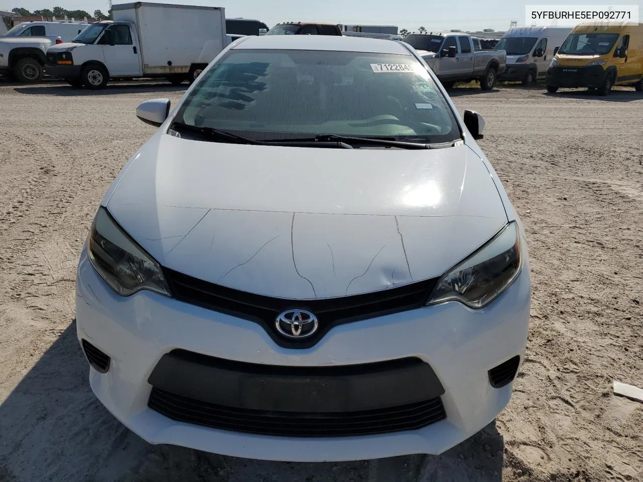 2014 Toyota Corolla L VIN: 5YFBURHE5EP092771 Lot: 71228454