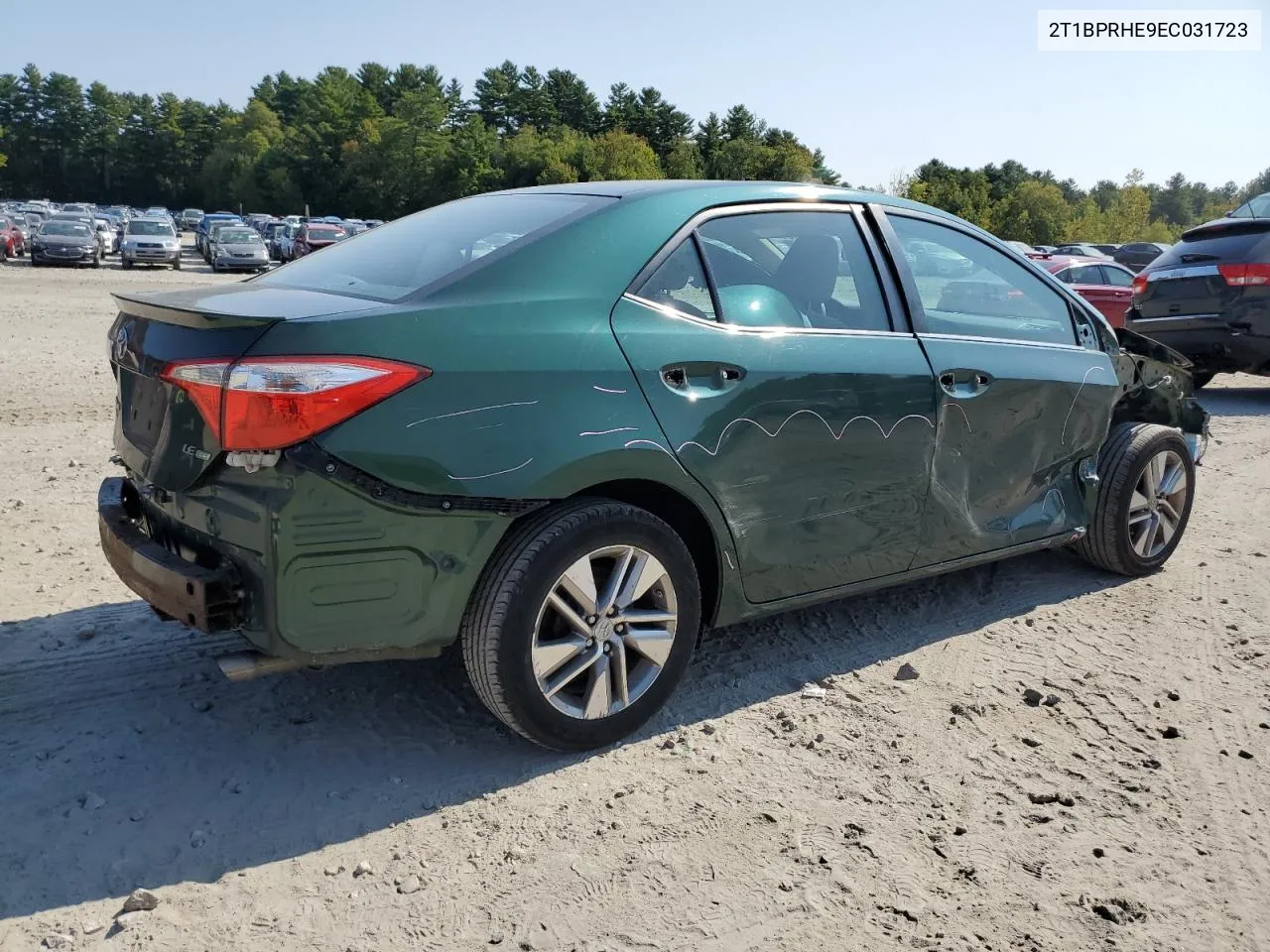 2014 Toyota Corolla Eco VIN: 2T1BPRHE9EC031723 Lot: 71346864