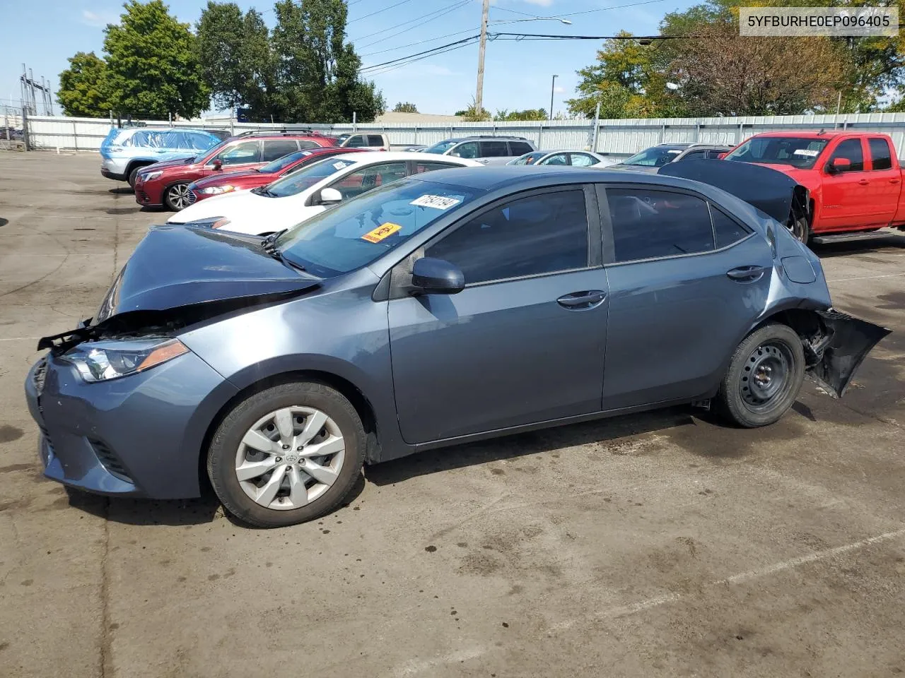 2014 Toyota Corolla L VIN: 5YFBURHE0EP096405 Lot: 71541194