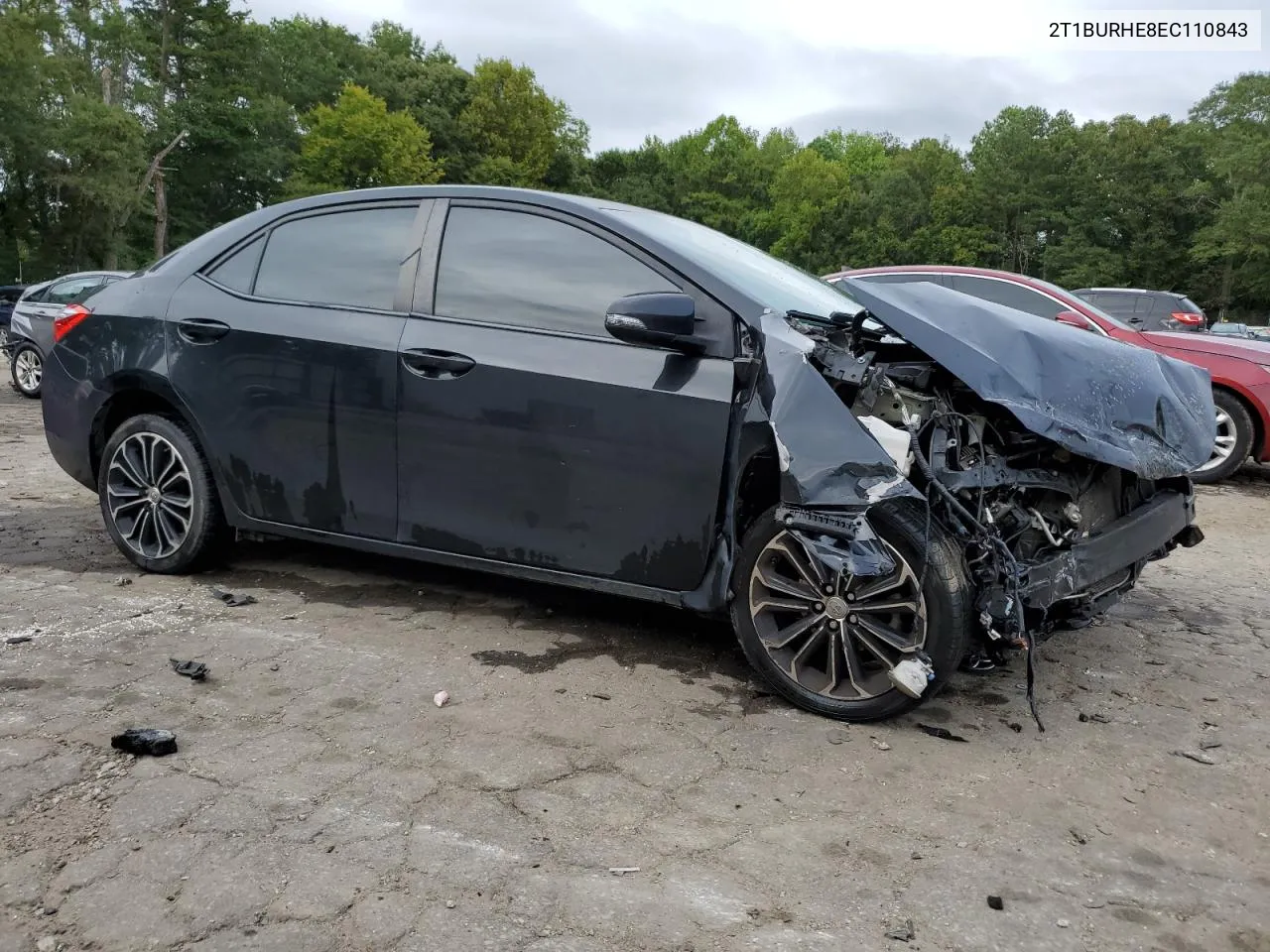 2014 Toyota Corolla L VIN: 2T1BURHE8EC110843 Lot: 71558734