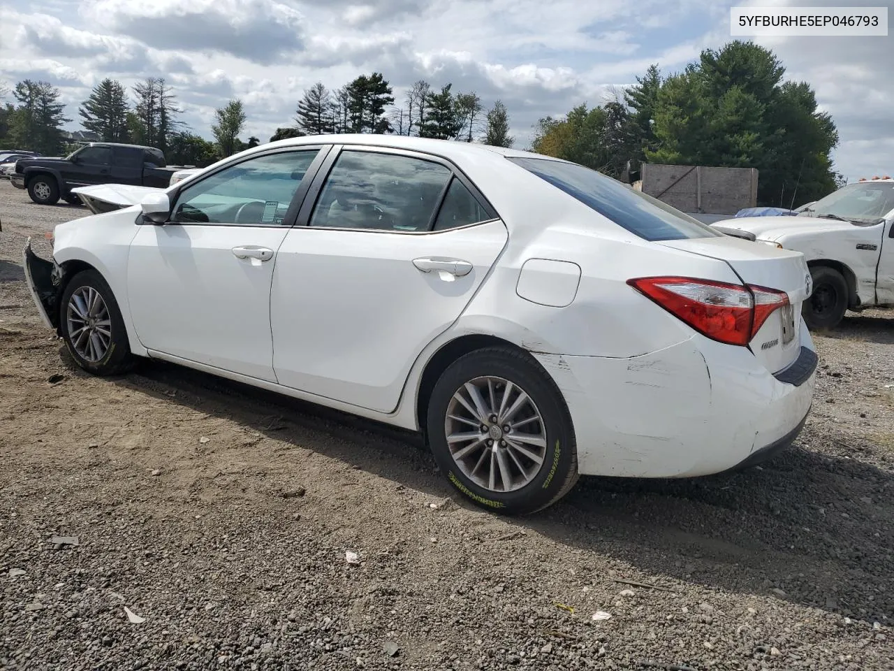 2014 Toyota Corolla L VIN: 5YFBURHE5EP046793 Lot: 71755394