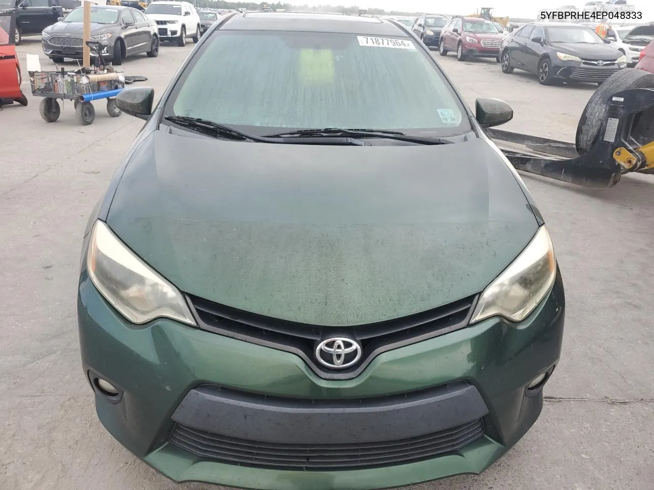 2014 Toyota Corolla Eco VIN: 5YFBPRHE4EP048333 Lot: 71877964