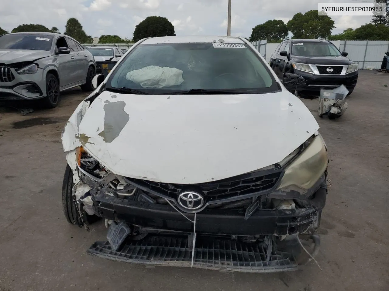 2014 Toyota Corolla L VIN: 5YFBURHE5EP030965 Lot: 72133034