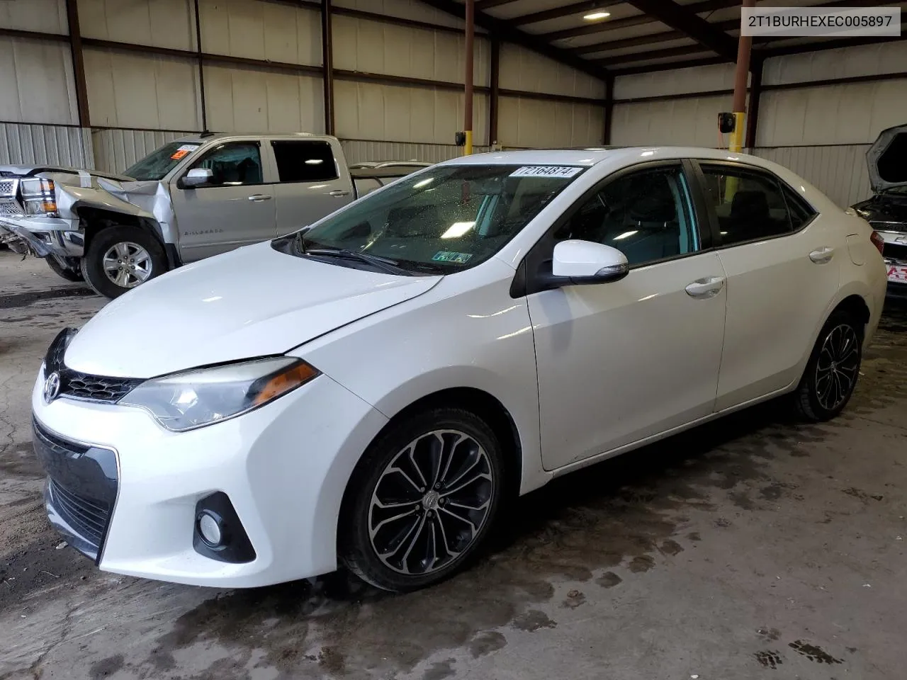 2014 Toyota Corolla L VIN: 2T1BURHEXEC005897 Lot: 72164874