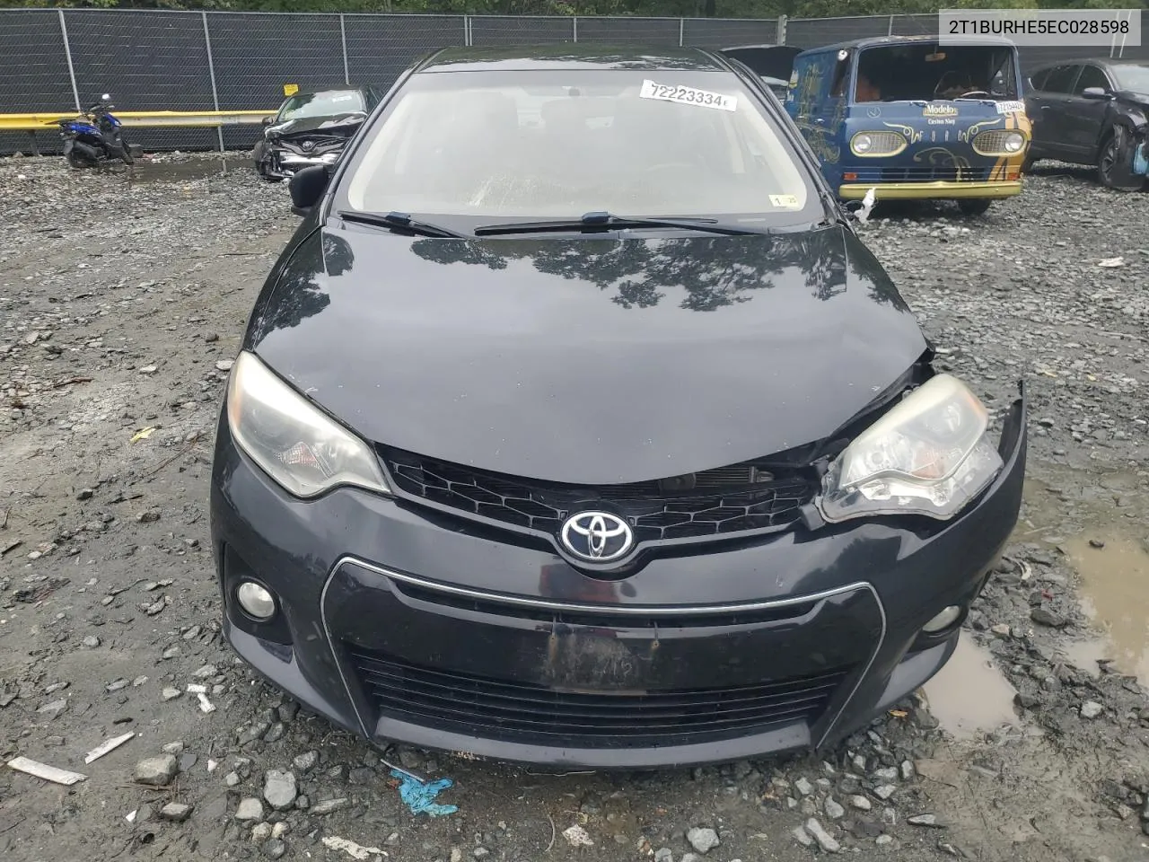 2014 Toyota Corolla L VIN: 2T1BURHE5EC028598 Lot: 72223334