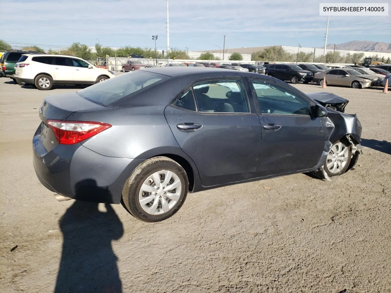 2014 Toyota Corolla L VIN: 5YFBURHE8EP140005 Lot: 72234214