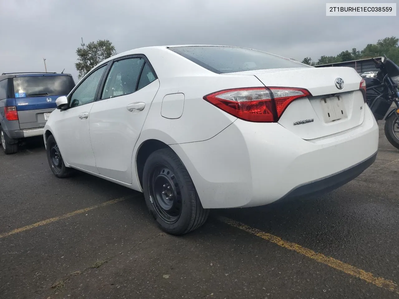 2014 Toyota Corolla L VIN: 2T1BURHE1EC038559 Lot: 72268634