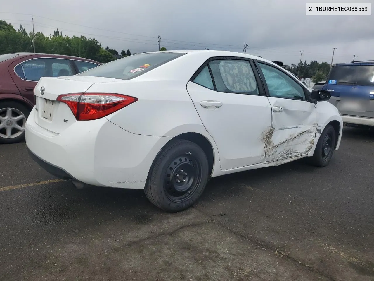 2T1BURHE1EC038559 2014 Toyota Corolla L