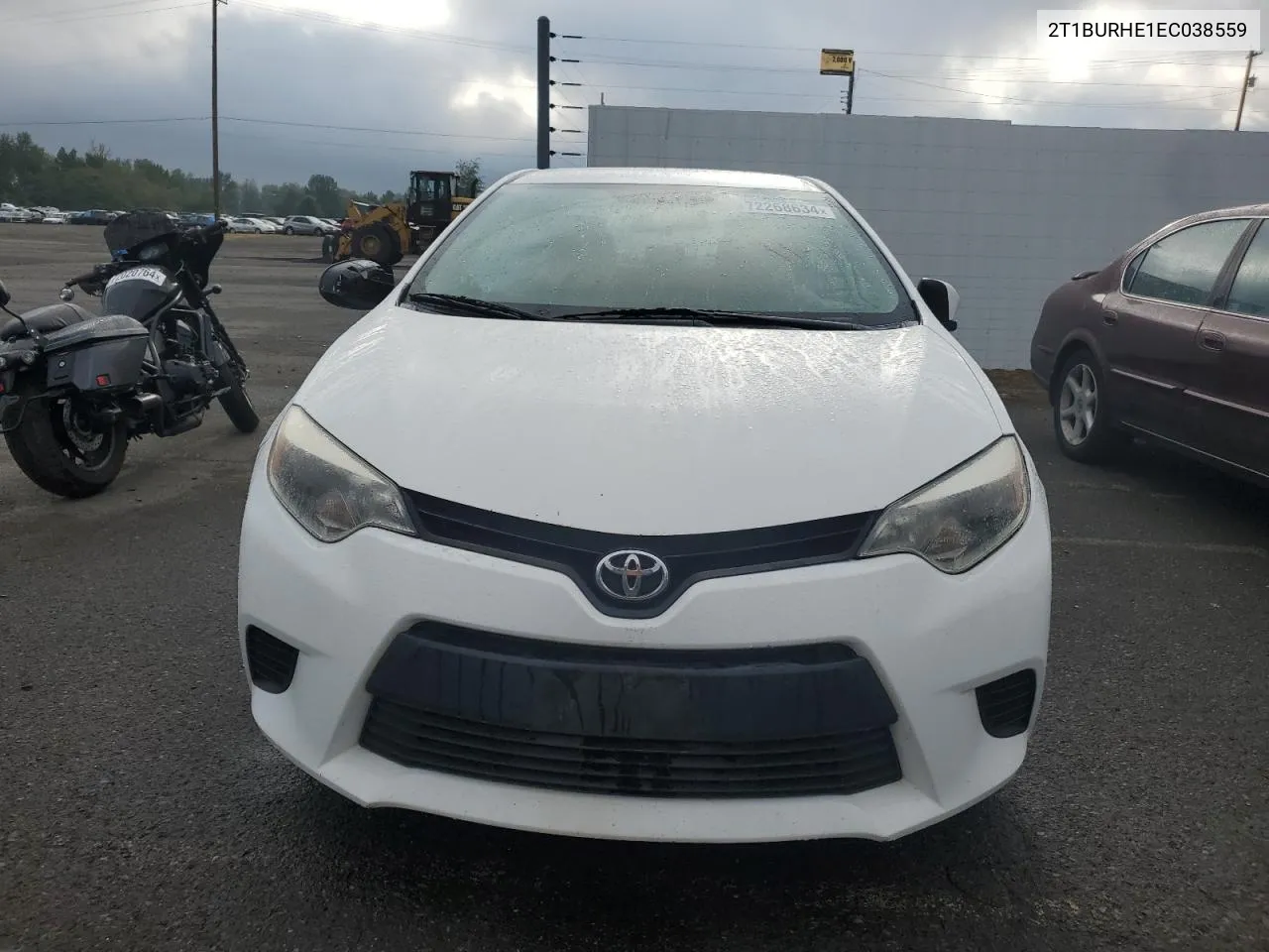 2014 Toyota Corolla L VIN: 2T1BURHE1EC038559 Lot: 72268634