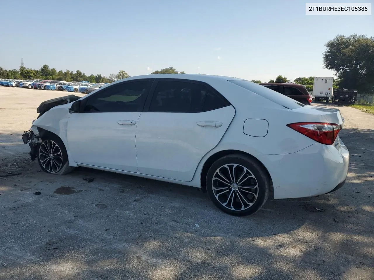 2014 Toyota Corolla L VIN: 2T1BURHE3EC105386 Lot: 72511884