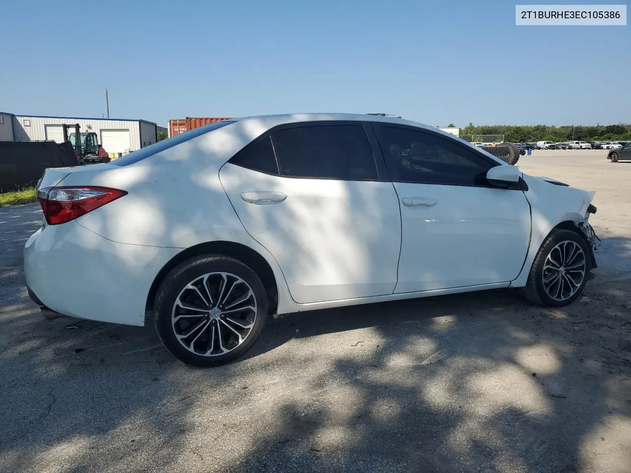 2014 Toyota Corolla L VIN: 2T1BURHE3EC105386 Lot: 72511884