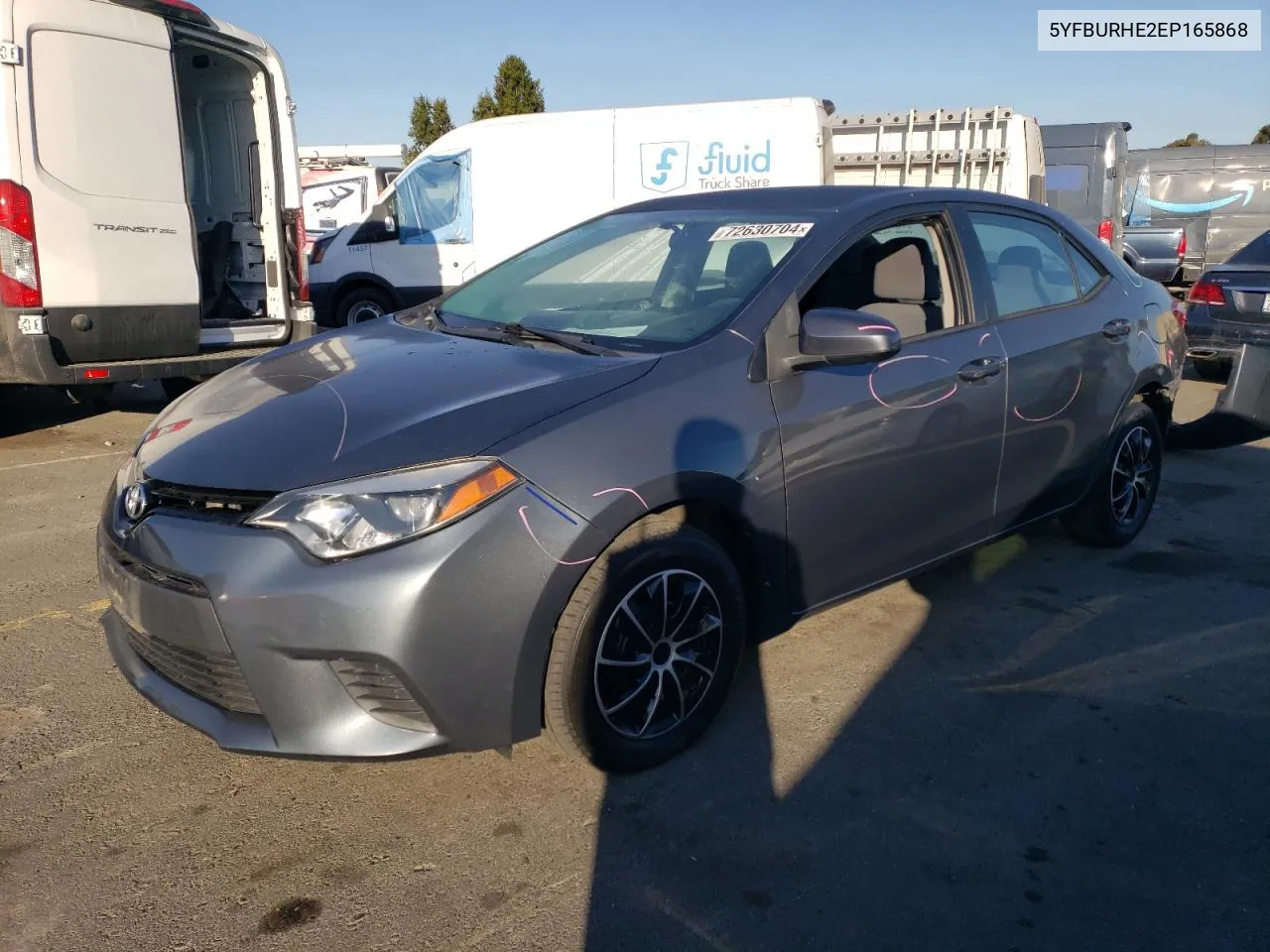 2014 Toyota Corolla L VIN: 5YFBURHE2EP165868 Lot: 72630704