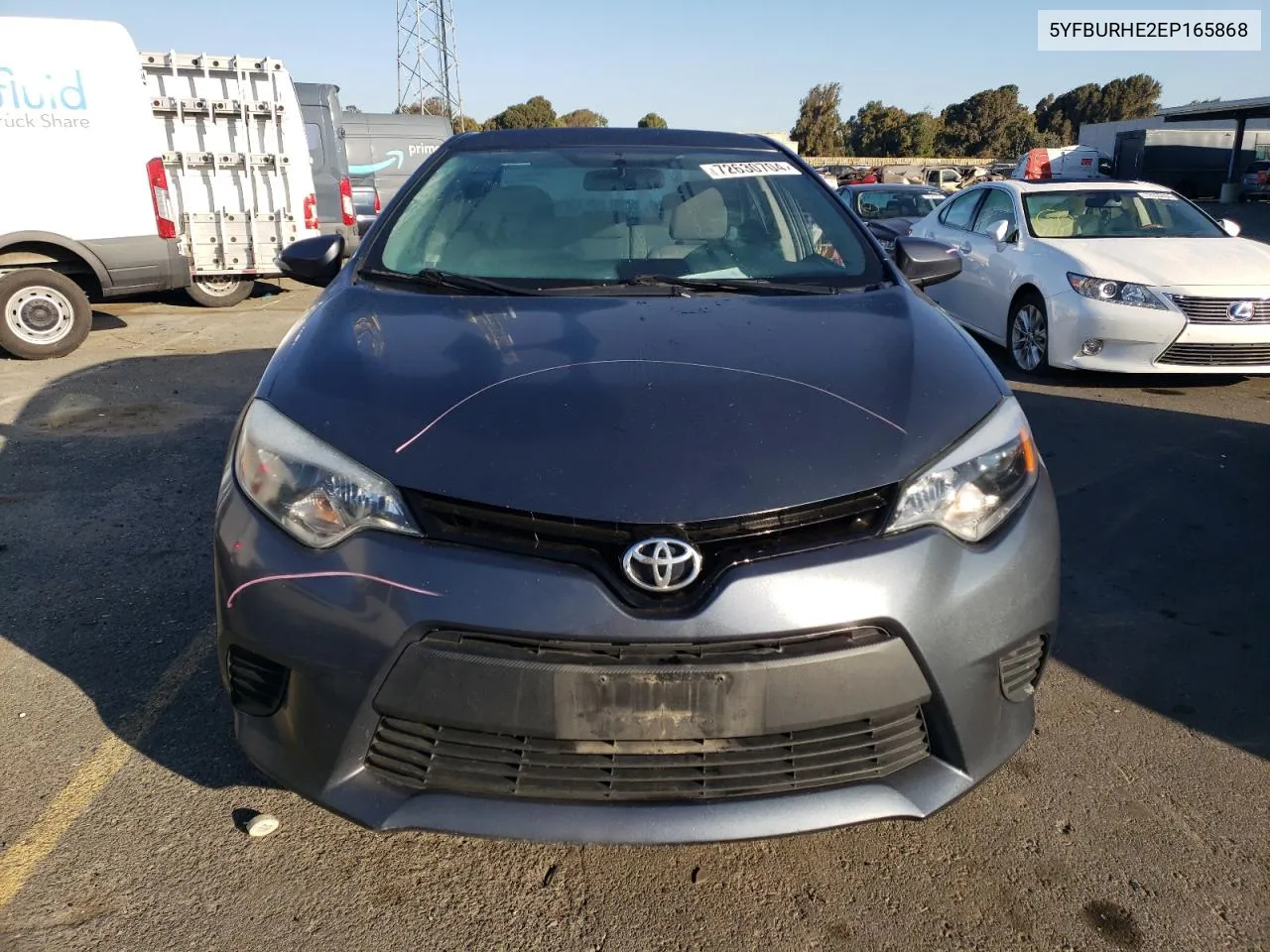 2014 Toyota Corolla L VIN: 5YFBURHE2EP165868 Lot: 72630704